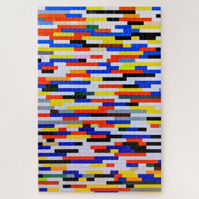 Puzzle Carreaux de construction couleur primaire (Vertical)