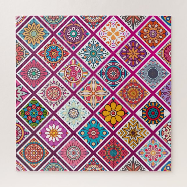 Puzzle Carreaux de Mandala marocains (Vertical)