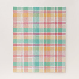 Puzzle Carreaux Vichy Multicolores