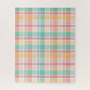 Puzzle Carreaux Vichy Multicolores