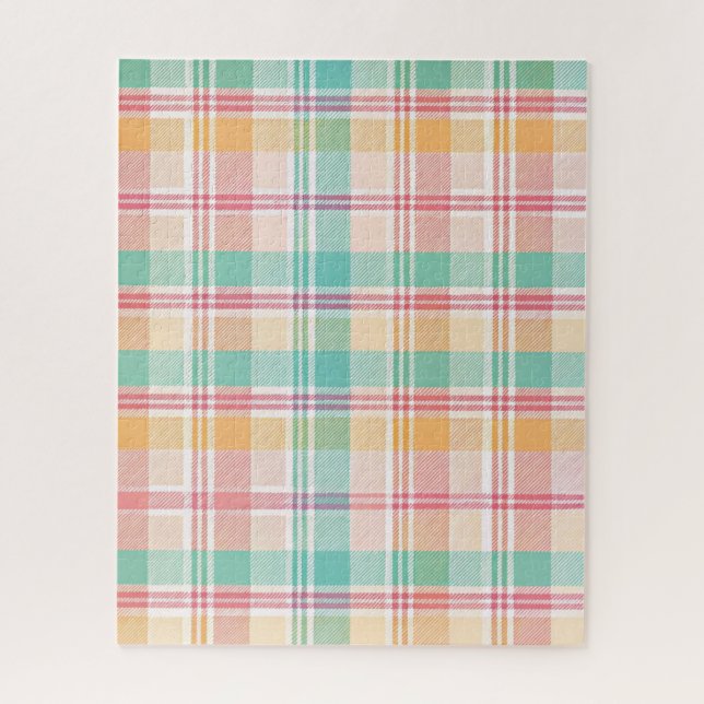 Puzzle Carreaux Vichy Multicolores (Vertical)