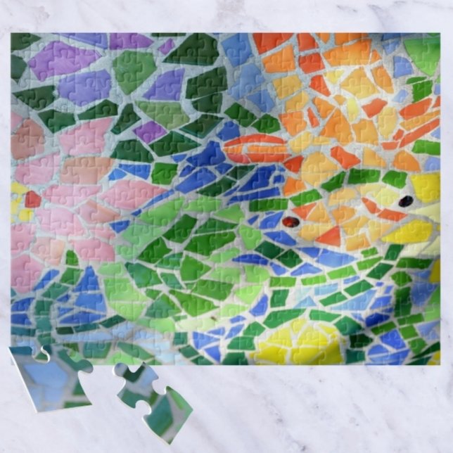Puzzle Carrelage en mosaïque colorée Koi Pond (Créateur téléchargé)