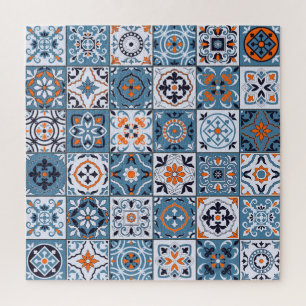 Puzzle Carrelage marocain : Vintage Élégance sans Seamles