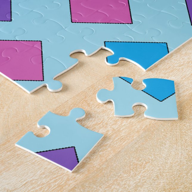Puzzle Carrés Abstraits (Côté)