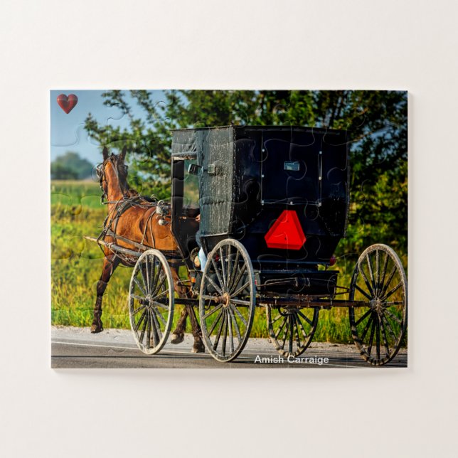 Puzzle Carrosse Amish (Horizontal)