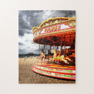 Puzzle Carrousel sur Brighton Beach