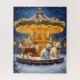 Puzzle Carrousel Winter Wonderland