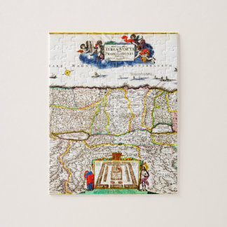 Puzzle Carte 1720 de Funck de la Terre Sainte de l'Israël