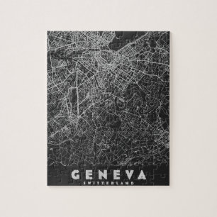 Puzzle Carte ancienne de Genève Suisse