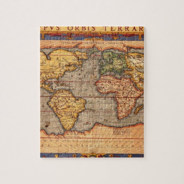 Puzzle Carte antique du monde (Vertical)