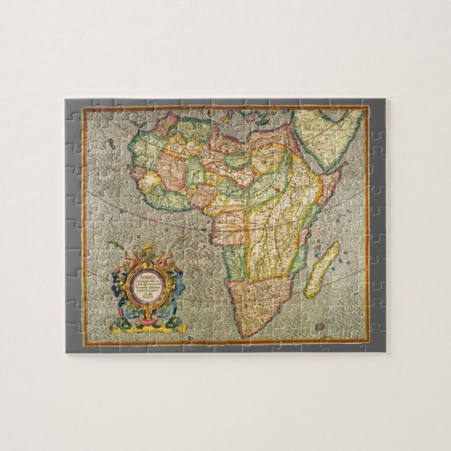 Puzzle Carte antique du monde de Gerardus Mercator de l'A (Horizontal)