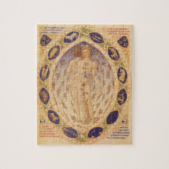 Puzzle Carte antique du Zodiaque céleste, Astrologie vint (Vertical)