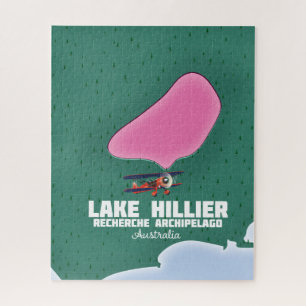 Puzzle Carte australienne du lac Hillier.