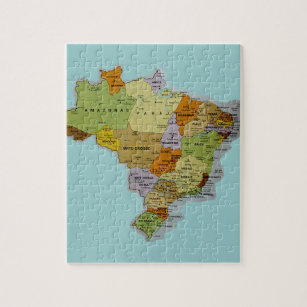 Puzzle Carte brésilienne