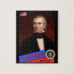 Puzzle Carte de baseball de James K. Polk