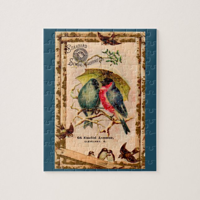 Puzzle Carte de commerce victorienne Standard Sewing Mach (Vertical)