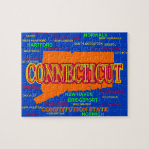 Puzzle Carte de fierté d'état de villes et de villes du