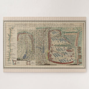 Puzzle Carte de guerre des Français et des Indiens de Vi