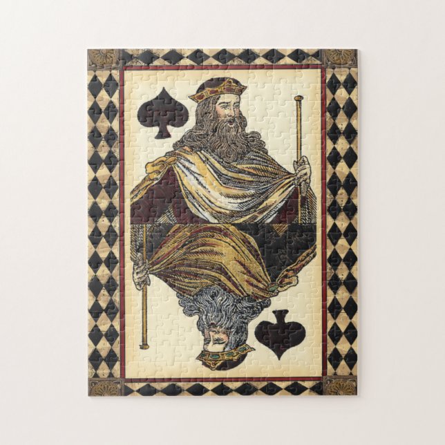 Puzzle Carte de jeu King of Spades par Vision Studio (Vertical)