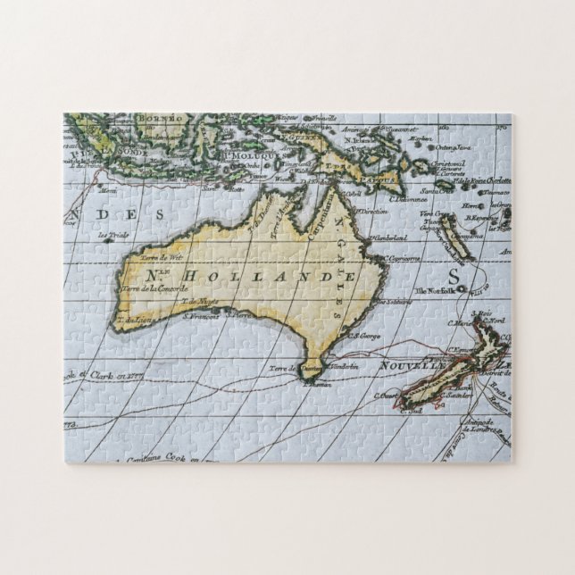 Puzzle Carte de la nouvelle Hollande (Horizontal)
