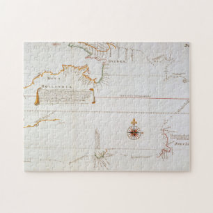 Puzzle Carte de la nouvelle Hollande   maintenant