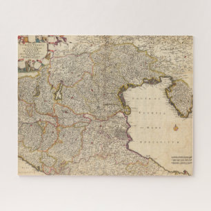 Puzzle Carte de la région de Venise, Italie