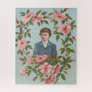 Puzzle Carte de la Saint-Valentin allemande antique kitsc
