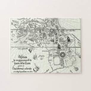 Puzzle Carte de l'Afrique   1500