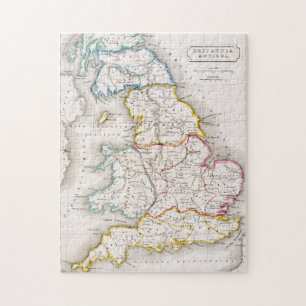 Puzzle Carte de l'Angleterre   Britannia Antiqua