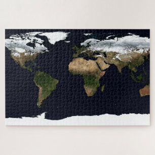 Puzzle Carte de l'Atlas mondial géographique de la Terre 
