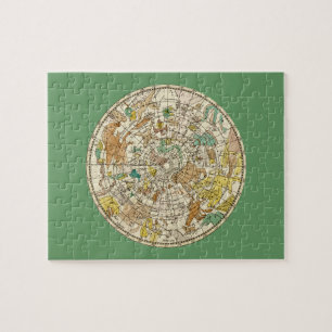 Puzzle Carte de l'étoile du ciel du Nord et des constella