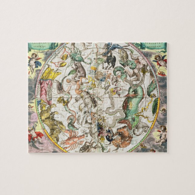 Puzzle Carte de l'hémisphère sud, 'du Celestia (Horizontal)