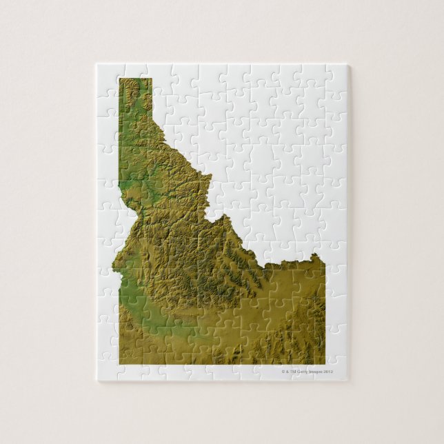 Puzzle Carte de l'Idaho 2 (Vertical)