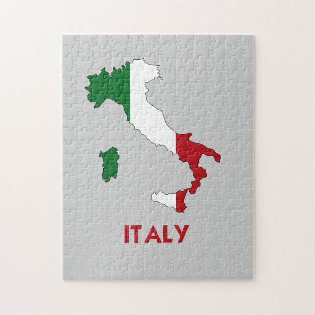PUZZLE CARTE DE L'ITALIE (Vertical)