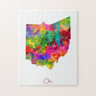 Puzzle Carte de l'Ohio