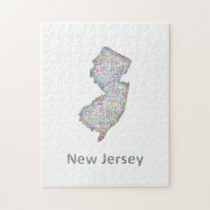 Puzzle Carte de New Jersey
