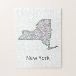 Puzzle Carte de New York