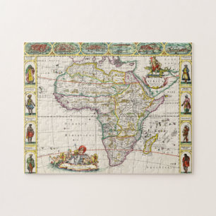 Puzzle Carte de nova Afrique de l'Afrique