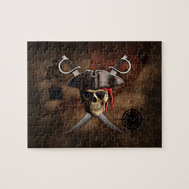 Puzzle Carte de pirate (Horizontal)