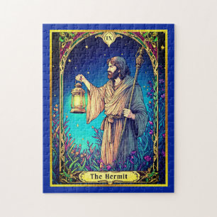 Puzzle Carte de tarot Art Nouveau, l'Ermite