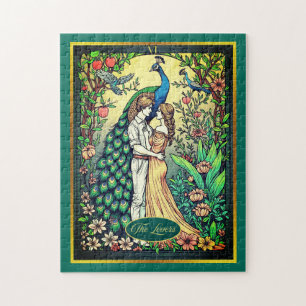 Puzzle Carte de tarot Art Nouveau, Les Amoureux