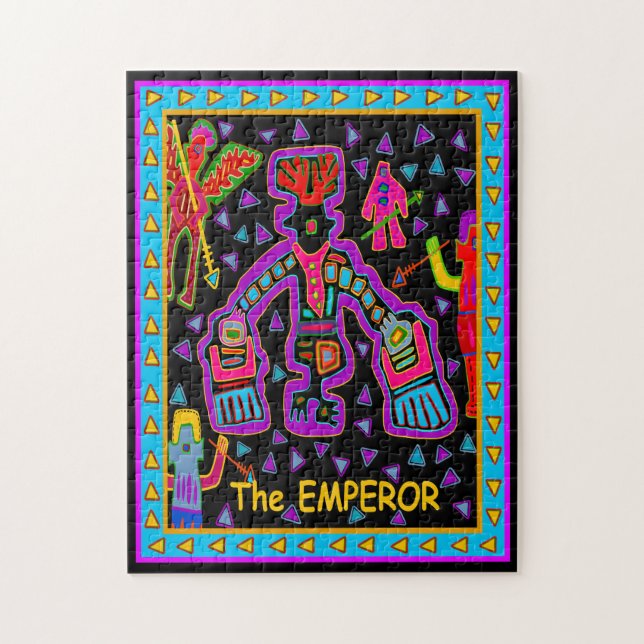 PUZZLE CARTE DE TAROT - L'EMPEREUR (Vertical)