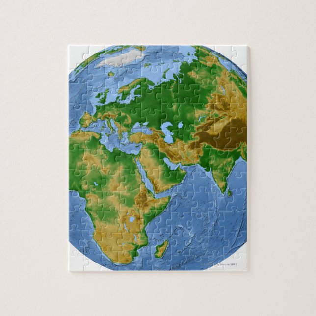 Puzzle Carte de végétation 3 (Vertical)