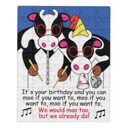 Puzzle Carte de voeux Anniversaire Moosicians Jigsaw Puzz