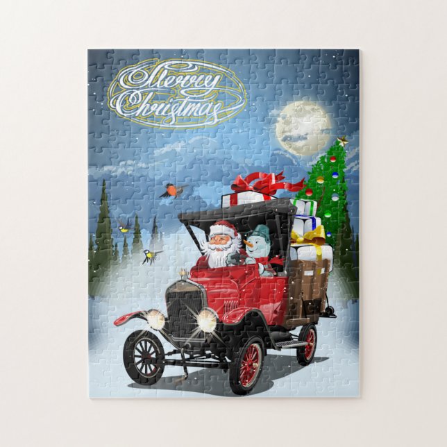 Puzzle Carte de voeux de Noël (Vertical)