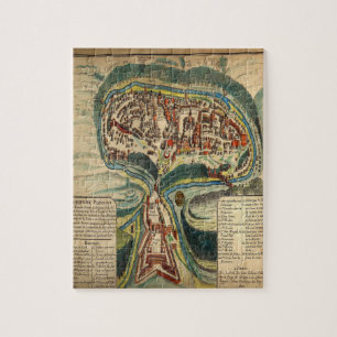 Puzzle Carte Des Trésors Au Moyen Âge