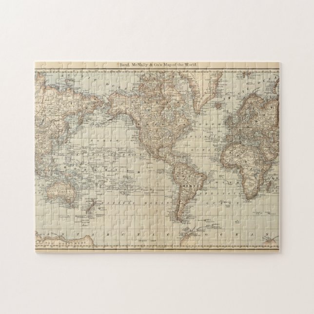 Puzzle Carte du monde 2 (Horizontal)