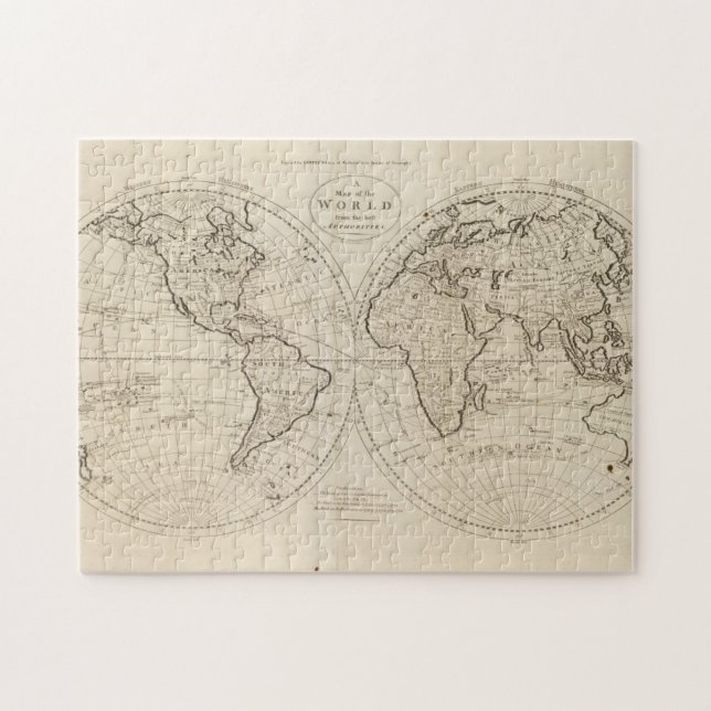Puzzle Carte du monde 2 (Horizontal)