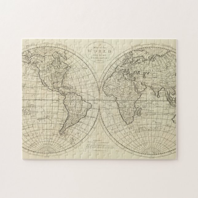 Puzzle Carte du monde 2 2 (Horizontal)