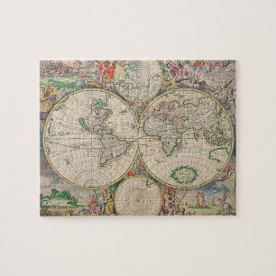 Puzzle Carte du monde antique
